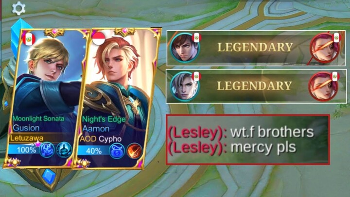 This What Happens When Gusion TEAMS UP With His Brother Aamon!!