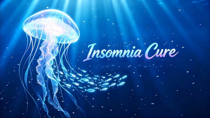 🌊 Insomnia Cure: Deep Ocean Jellyfish Sleep Music for Relaxation