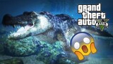 ក្រពើស៊ីមនុស្ស GTA 5 : Maneater Mod w/ Alligator Attack | GTA V Crocodile Mods