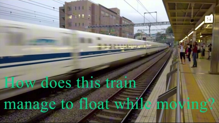 Como esse trem consegue flutuar enquanto anda? 🚅