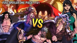 FULL SPOILER ONE PIECE 1161!! SHAMROCK GAGAL DIBAWAH DRAGON ?? ROGER DAN ROCKS PIRATE SIAP BENTROK