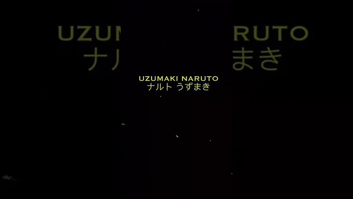 Uzumaki Naruto edits #shorts #naruto #anime