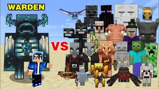 Khi 1 Warden Đánh Lại Tất Cả | Các Sinh Vật Trong MINECRAFT | Sức Mạnh Thật Sự Của Nó..!!