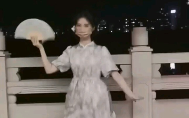 I was actually so nervous that I made a lot of mistakes when dancing outside, but since no one was w