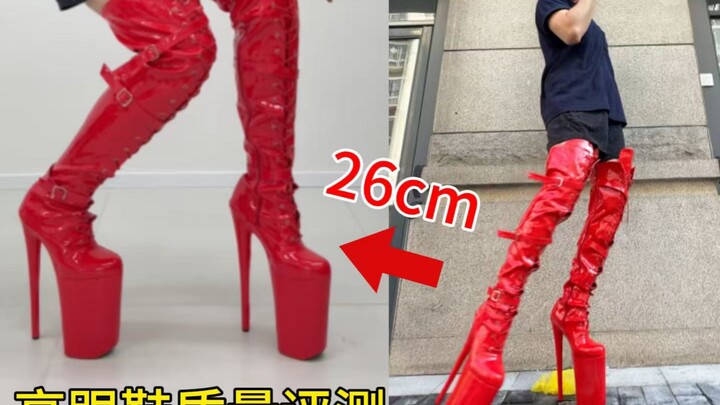 Thử nghiệm đi thử giày cao gót 26cm! Đi rất nhẹ nhàng đấy