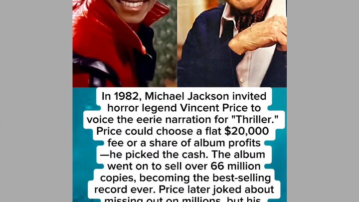 Michael Jackson Offered Vincent Price $20,000—He Chose the Cash
