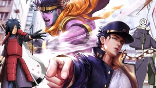 Jotaro Kujo Xài Stand Star Platinum Đấm Cụ Madara Và Tobi Vỡ Mồm - NARUTO SHIPPUDEN STOM 4 Tập 214