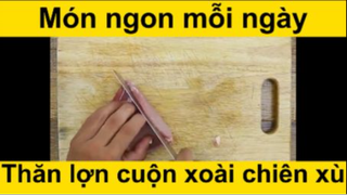 Thăn lợn cuộn xoài chiên xù