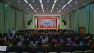 Ato pelo 10º aniversário da visita de KJU à Fábrica de Cosméticos de Pyongyang