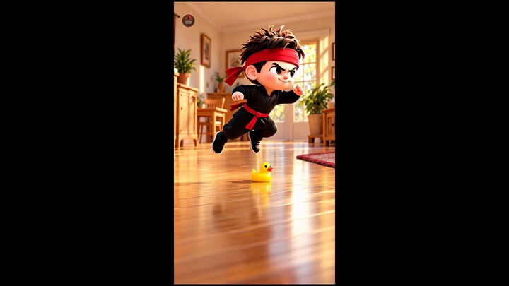 นินจาจิ๋วกับภารกิจข้ามเป็ด | Little Ninja Trouble 🥷🐤