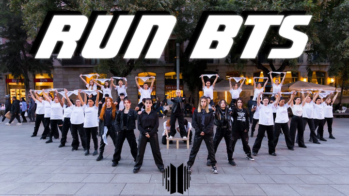 [Barcelona EST Cover vũ đạo RUN BTS] BTS _ Run BTS (30 vũ công) - Biểu diễn vũ đạo bởi đội EST CREW