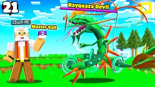 MINECRAFT PIXELMON * TẬP 21 | BẮT RAYQUAZA THÀ THẦN TRUYỀN THUYẾT😱RAYQUAZA ĐẤU VỚI GROUDON ÁC QUỶ😈!!