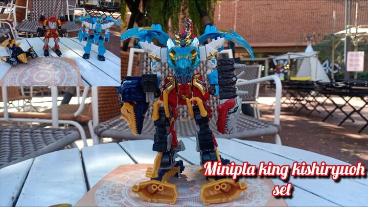 Robot Hoàng đế Rồng, Kẻ chinh phục Thiên đường, Bộ mô hình Minipla Vua king Kishiryuoh Ryusoulger