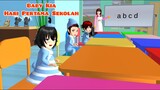 Baby Kia Hari Pertama Sekolah | Ica Alwi Family Vlog | Drama Sakura School Simulator