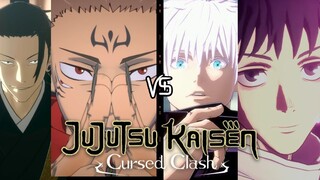 Sukuna and Geto Suguru Vs Gojo Satoru and Yuta Okkotsu- Jujutsu Kaisen Cursed Clash