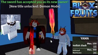 Unlocked ENMA/YAMA ODEN'S sword |8 MIN GUIDE SHOWCASE IN BLOX FRUITS