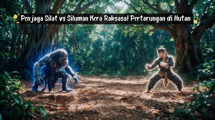 Penjaga Silat vs Siluman Kera Raksasa! Pertarungan di Hutan 🔥 EP 2