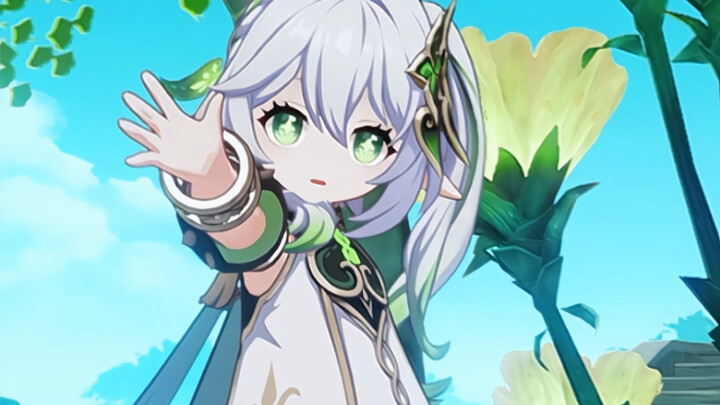 心情不好吗？纳西妲摸摸头！