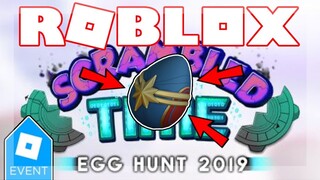 [EGG HUNT 2019] HOW TO GET THE CAPTAIN MARVEL EGG! | Roblox Scrambled In Time