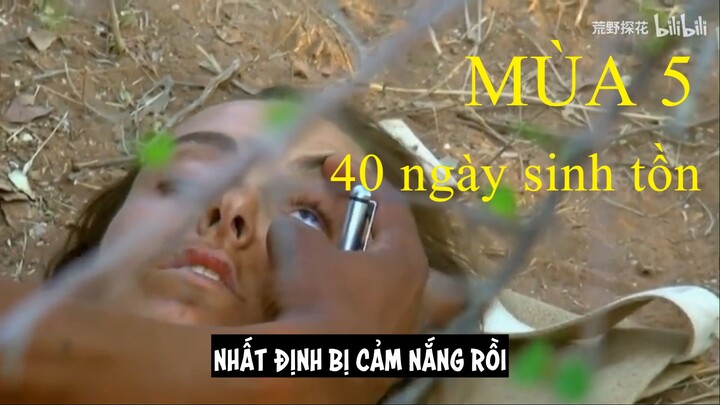 Mùa 5 40 ngày sinh tồn tập 5 Đại mĩ nhân rút khỏi cuộc chơi vì say nắng
