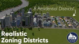 How to Create Realistic Zoning Districts in Cities Skylines [Tutorial for Beginners]