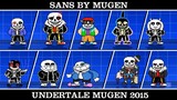 Sans All Forms Underpants, Glitch, Nightmare, Blue Berry, Fell, Dust By Mugen Undertale