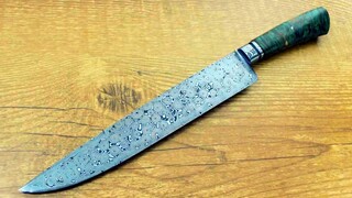 [Knifemaker] มีดทำครัว Damascus ลายหยดน้ำที่สวยงาม ผู้เขียน: Alexandre Bigunas