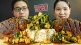 FILIPINO FOOD: NILASING NA TILAPIA & STIR FRY KANGKONG WITH TOFU | RECIPE WITH MUKBANG
