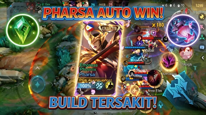 ⚡ PHARSA AUTO WIN! Build Tersakit Patch Ini 🔥 Musuh Auto Surrender! 💀🎮