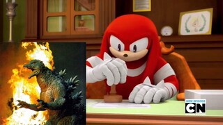 【Godzilla】Knuckles mencicipi Godzilla dari semua generasi