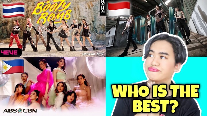 REACTING TO PPOP, TPOP, IPOP GIRL GROUPS! | 4EVE - Booty Bomb, GLASS - OUT, BINI - Born To Win