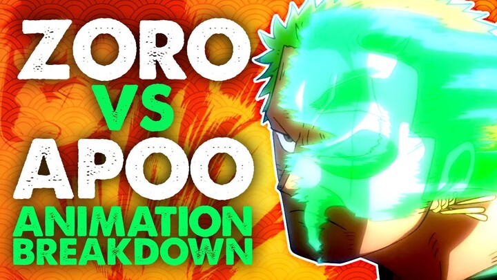 Zoro VS Apoo! One Piece Episode 1010 BREAKDOWN