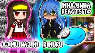 MHA/BNHA Reacts To Rimuru Tempest VS. Ajimu Najimi || Gacha Club ||