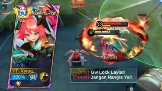 DiLock Fanny Sampai Feeder?? Lategame Bisa Comeback?? | Top Global Layla 2024 - Mobile Legends