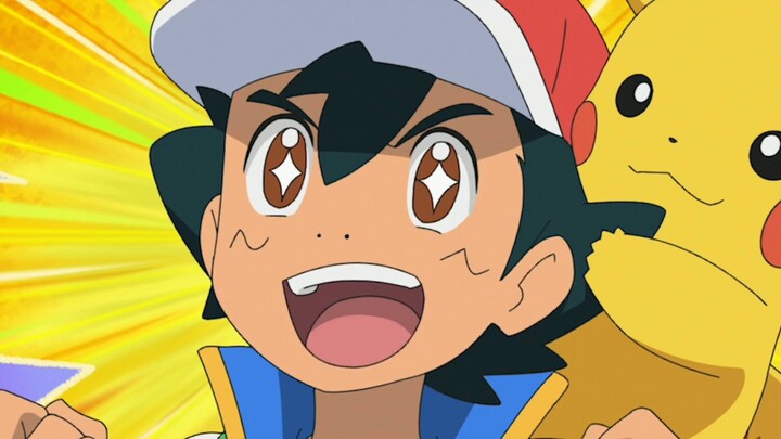 In order to make Gengar stronger, Xiaozhi picked mushrooms for him to eat.