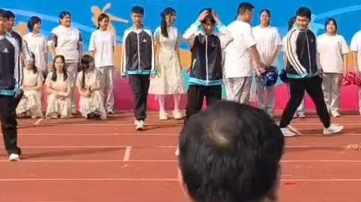 Ready to go, but the school sports meeting