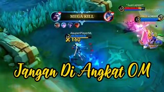 Jangan Main Angkat-Angkat OM Kan Jadi Basah🤤