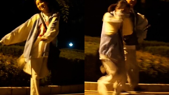 A girl confesses to a guy for the first time, her face flushed with shyness as she squeals and runs 