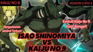 ISAO SHINOMIYA VS KAIJU NO 9 | Kaiju No 8 Season 2 Episode 4