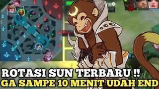 Rotasi Sun terbaru gak perlu lama gak sampe 10 menit end