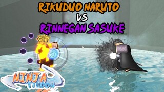 Rikuduo Naruto vs Rinnegan Sasuke !!!!! (ninja tycoon v3.7)