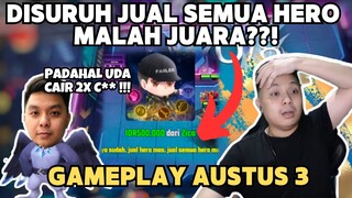 DI SAWER 2X JUAL SEMUA HERO TAPI MASIH BISA COMEBACK ??!! MAGIC CHESS INDONESIA