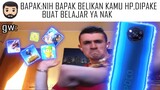 Ketika Dibeliin Hp Baru Tapi Buat Belajar... (Azel Meme)