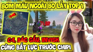 (Free Fire) - Bơm Máu Ngoài Bo Lấy Top 1 Chipi Chính Thức Thách Đấu C4 Bác Gấu InvisK