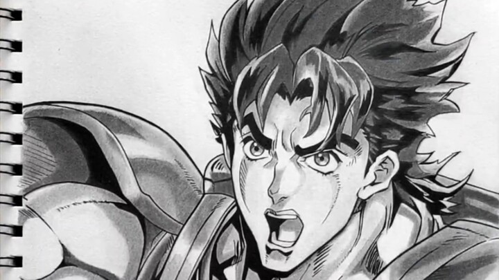 [Hand-drawn animation] The only gentleman of the Joe family, humanoid platinum Jonathan