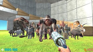 Survive in Spiral Tower with All Units. Animal Revolt Battle Simulator