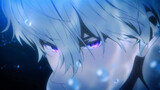 [Albert | Contrast of a white-haired, purple-beautiful boy] He is obviously strong, but he is crying