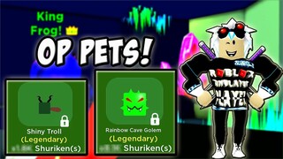 I HATCHED THIS OP PETS IN NINJA CLICKER SIMULATOR LATEST UPDATE