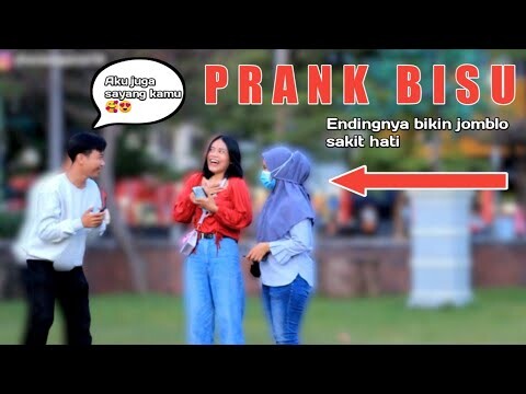 PURA PURA BISU BAPERIN CEWEK CANTIK ENDINGNYA BICARA AKU SAYANG KAMU  - PRANK INDONESIA