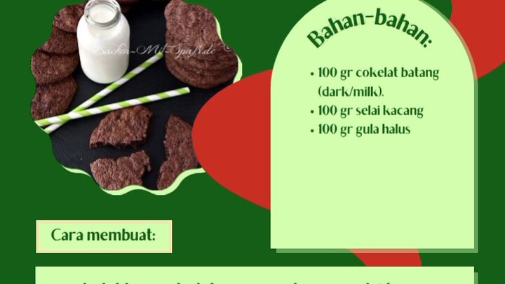 Resep Kue Kering Cokelat 3 Bahan